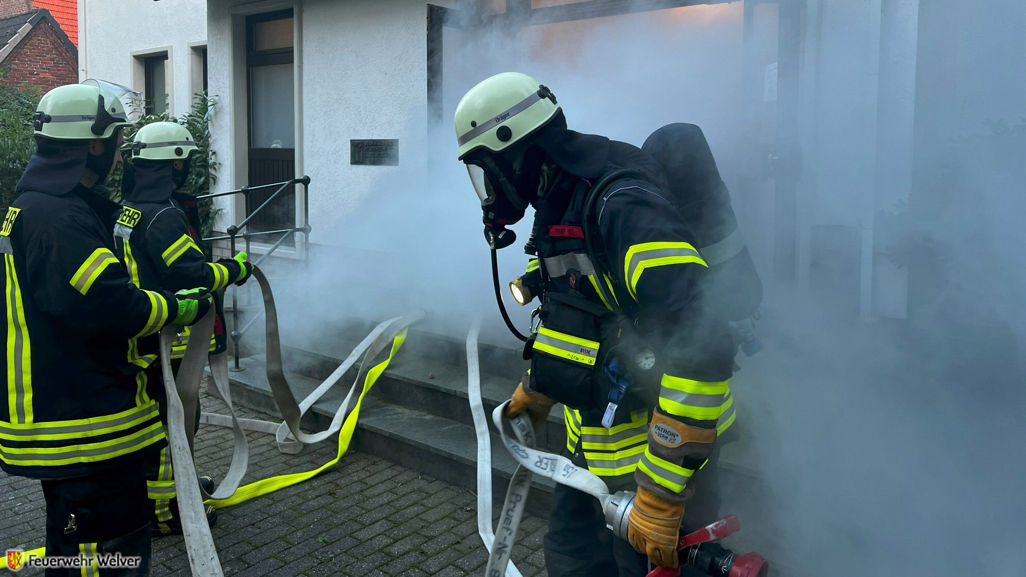 Feuer im Pfarrhaus